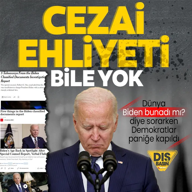 Joe Biden bunadı mı? Demokratlar panikte! Cumhuriyetçiler ‘gizli bilgileri yanlış kullanmaktan sorumlu tutulamayacak kadar beceriksiz’ demişti: ABD basını ortaya çıkardı