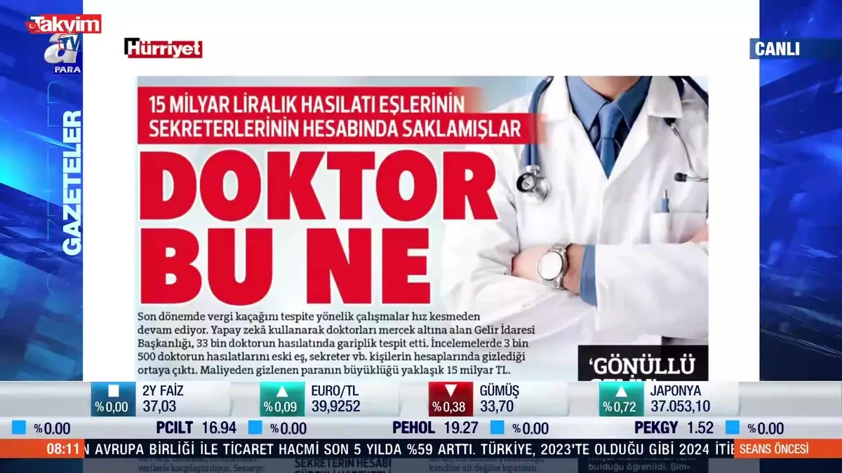 Doktorların vergi oyunu GİB'e takıldı!