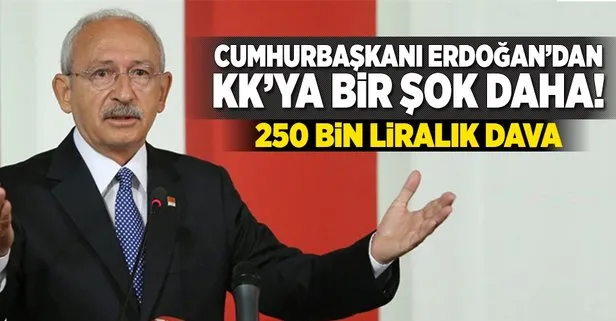 Erdoğan’dan Kılıçdaroğlu’na tazminat davası