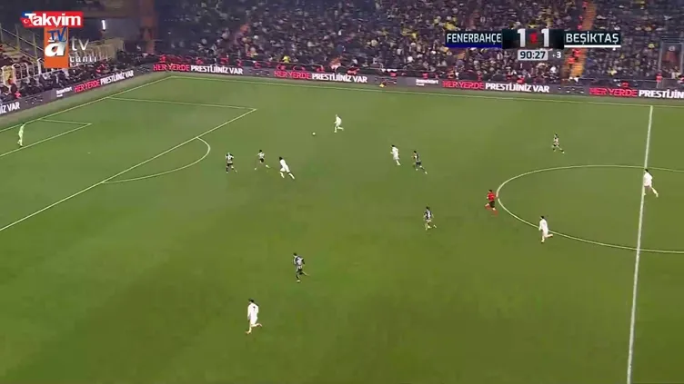 GOL: Fenerbahçe 1 - 2 Beşiktaş | Vaclav Cerny