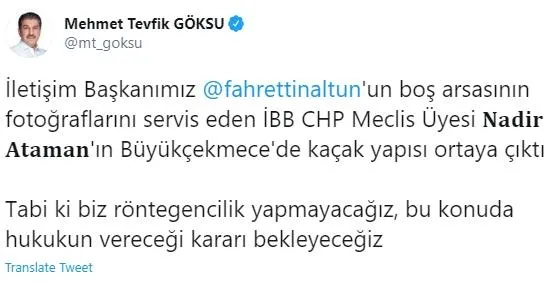 AK Parti'den Nadir Ataman’ın kaçak yapı skandalına ders gibi cevap: Röntgencilik yapmayacağız-2