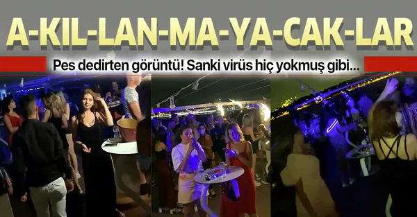 Son dakika: İstanbul Boğazı'nda pes dedirten görüntü! Koronavirüsü hiçe saydılar-1