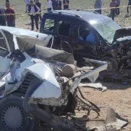 Konya’da feci kaza! 5 ölü 2 yaralı