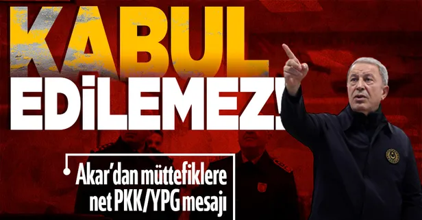 SON DAKİKA | Bakan Akar'dan Suriye'ye olası harekat öncesi ABD'ye net mesaj: Kabul edilemez