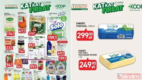 Tarım Kredi 11-16 Haziran 2025 kataloğu: 33 üründe DEV indirim fırsatı! TARSÜT Tereyağı 299 TL'ye düştü - 1