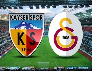 Kayserispor-Galatasaray maçı saat kaçta?