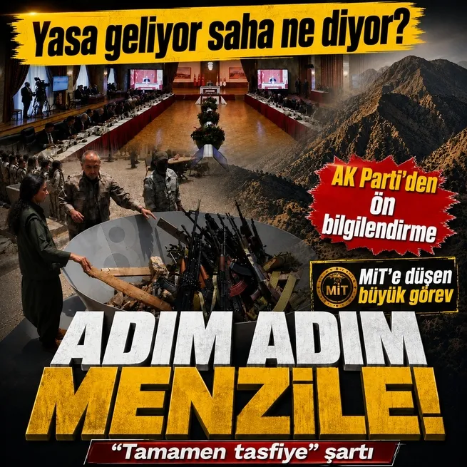 Adım adım Terörsüz Türkiye menziline! Çerçeve yasada MİTe düşen büyük görev | AK Parti düzenlemeyi imzaya açtı