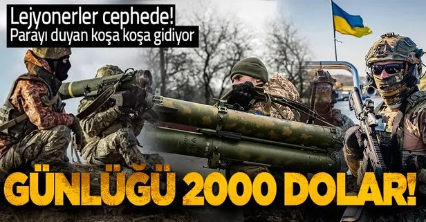 Son dakika: Tam bir ölüm makineleri! Günlüğü 2 bin dolarlık paralı askerler savaşa gidiyor! Ukrayna yabancı lejyonerlerden ordu kuruyor