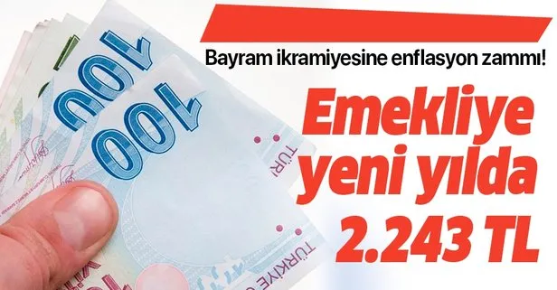 Emekliye 2.243 TL