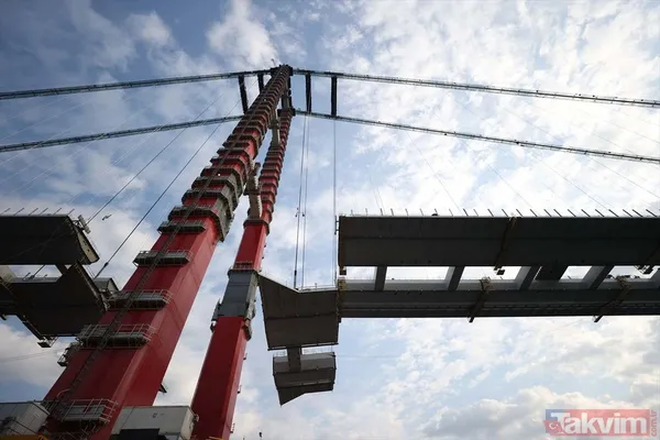 1915 Çanakkale Köprüsü 318 metre yükseklikten görüntülendi - 15