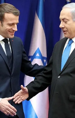 İsrail Başbakanlık Basın Ofisi'nden büyük skandal! Macron'u Putin ile karıştırdılar