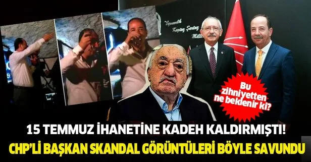 Son dakika: 15 Temmuz darbe girişimini kadeh kaldırarak kutlamıştı! İşte CHP’li Recep Gürkan’ın skandal görüntüleri hakkında savunması...