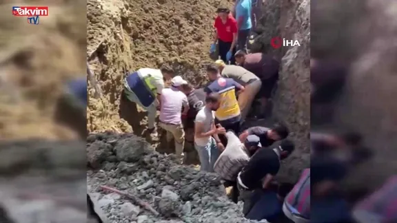 Hatay'da göçük: 2 ölü