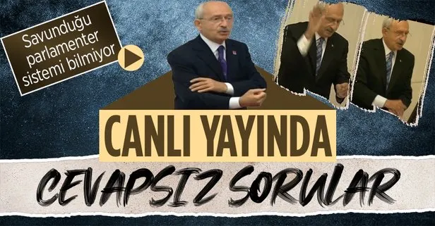 Kemal Kılıçdaroğlu parlamenter sistem sorusuna yanıt veremedi! Selahattin Demirtaş eline silah mı aldı?