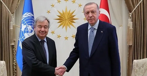 Başkan Erdoğan, BM Genel Sekreteri Antonio Guterres ve eski AB Komisyonu Başkanı Barroso ile görüştü