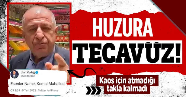 Ümit Özdağ kaşıyor... 'Tecavüz' yalanı!