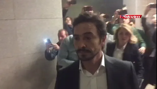 Oyuncu Ahmet Kural, İstanbul Adliyesi'ne geldi