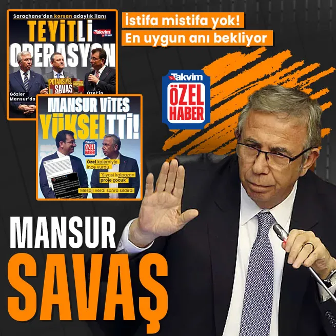 Mansur Savaş dedi! İmamoğlunun davasından sonra harekete geçecek... Anketlerde Ekremden daha fazla oy alıyorum
