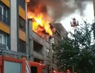 İstanbul’da metruk binada korkutan yangın