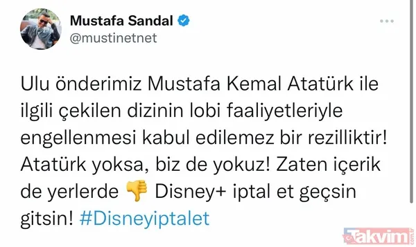 Sözde Atatürkçü özde ikiyüzlüler! Her fırsatta Atatürk üzerinden prim kasan ünlü isimler Disney Plus'a karşı suspus - 30
