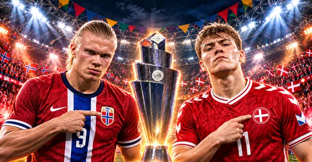 Vikingler karşı karşıya: Norveç - Danimarka Uluslar Ligi maçı a2 CANLI YAYIN