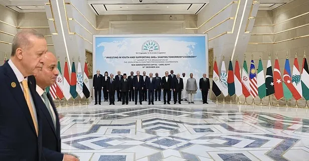 Başkan Erdoğan'dan Kahire'deki D-8 Zirvesi'nde önemli açıklamalar | Hedef terörsüz Suriye