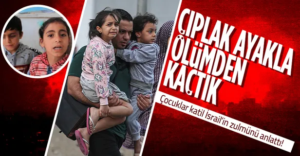 Anne ve babasını kaybeden Filistinli Attar kardeşler İsrail zulmünü anlattı: Çıplak ayakla ölümden kaçtık