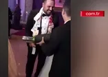 Düğünde damada egzoz taktılar!