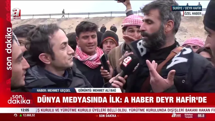 Dünya medyasında ilk: A Haber Deyr Hafir’de