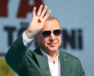 Başkan Erdoğan Konyada böyle karşılandı! Anlamlı pankart