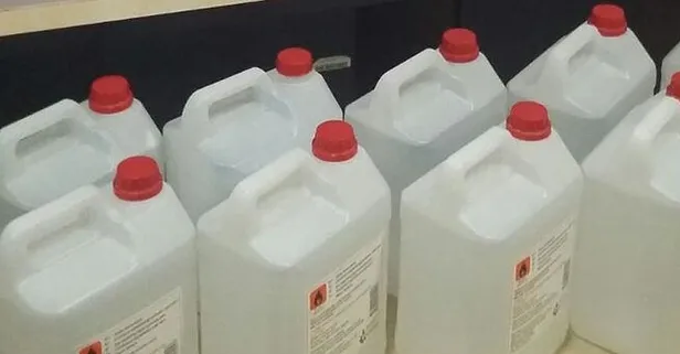 Gaziantep'te 7 ton etil alkol ele geçirildi