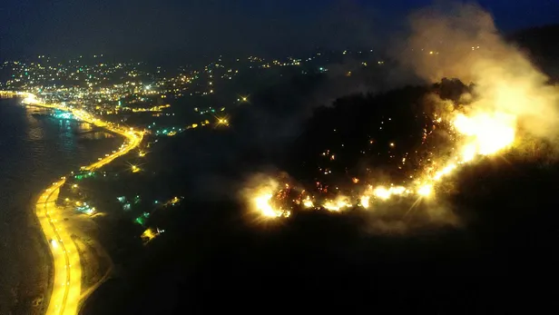 Giresun'da orman yangını! 9 dönümlük alan zarar gördü-4