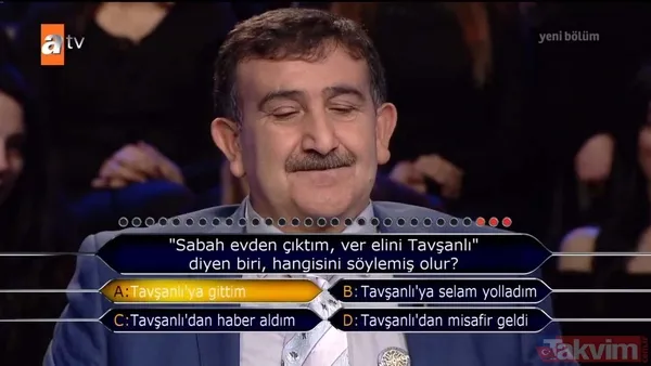 Milyoner'de geceye damga vuran 'Osmanlı' sorusu! Hangi adı taşıyan sadece bir Osmanlı padişahı vardır? - 42