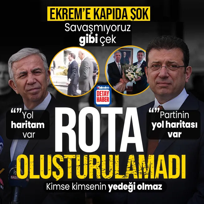 Ekrem İmamoğlu ve Mansur Yavaş adaylık savaşının gölgesinde görüştü: Kimse kimsenin yedeği olmaz | Fikir ayrılıklarımız var