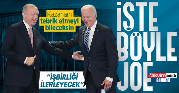 Son dakika: ABD Başkanı Biden'dan Başkan Erdoğan'a tebrik telefonu