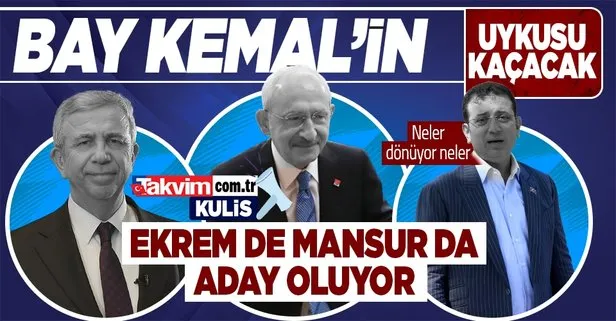 Kemal Kılıçdaroğlu’nun uykusunu kaçıracak kulis: Ekrem İmamoğlu ve Mansur Yavaş ’imza’ ile aday yapılacak