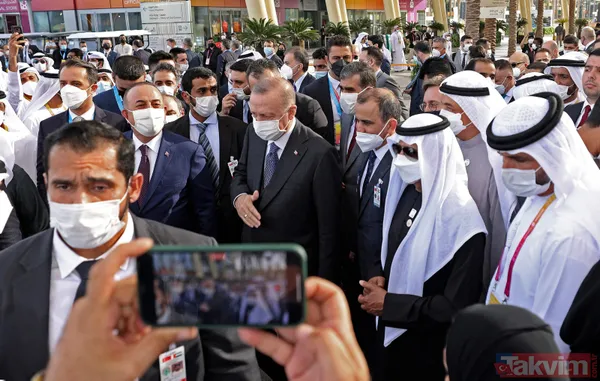 Başkan Recep Tayyip Erdoğan Dubai'de: Türk bayrakları ve mehteran takımlı coşkulu karşılama - 14