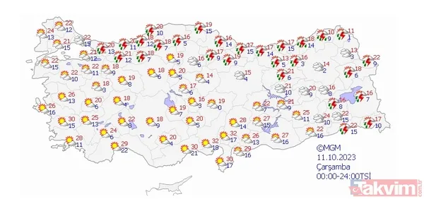 HAVA DURUMU | Yeni haftaya kritik uyarı! Sağanak yağış yurda geri dönüyor: Mecbur kalmadıkça trafiğe çıkmayın! Bugün hava nasıl olacak? - 7