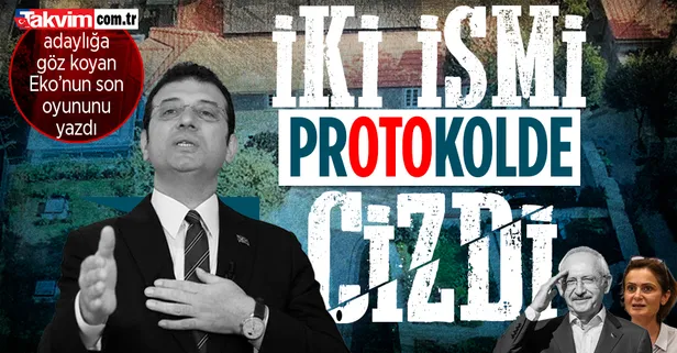 Adaylığa göz koyan Ekrem İmamoğlu'ndan Kılıç-Kaftan oyunu!