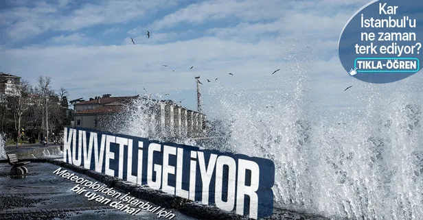 HAVA DURUMU | İstanbul için Meteorolojiden bir son dakika uyarısı daha | 16-20 Şubat 2021 hava durumu tahminleri