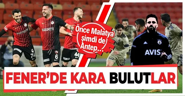 Önce Yeni Malatyaspor şimdi de Gaziantep FK! Fenerbahçe kayıpları oynuyor...