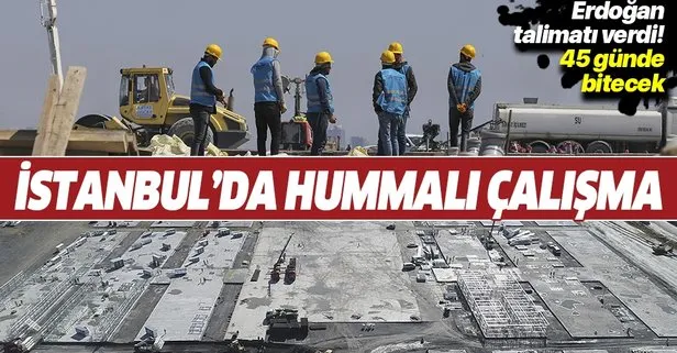Son dakika: Atatürk Havalimanı’ndaki hastane inşaatında bina yapımı başladı! Son durum havadan görüntülendi