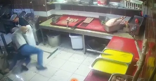 Restoran çalışanları birbirine girdi ortalık savaş alanına döndü! Yer: Beylikdüzü