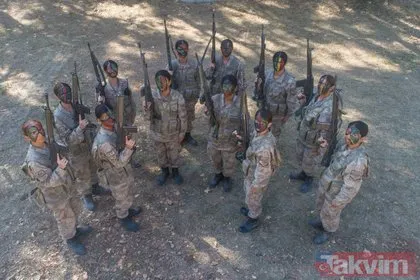 Jandarma şimdi daha da güçlü! Kadın askerlerin nefes kesen zorlu eğitimi böyle görüntülendi