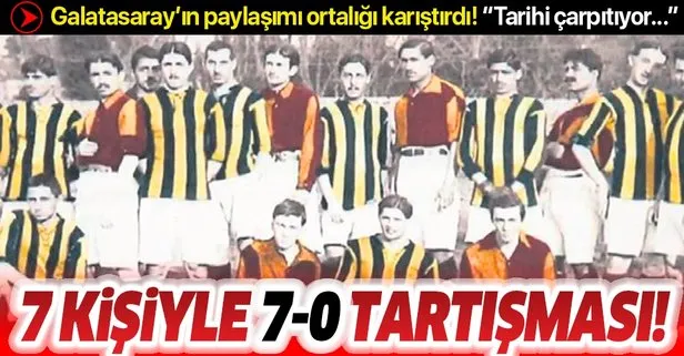 7 kişiyle 7-0 tartışması! Galatasaray’ın paylaşımı ortalığı karıştırdı