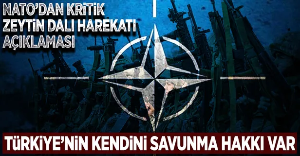 NATO'dan "Zeytin Dalı Harekatı" açıklaması