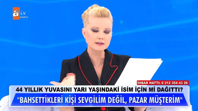 Müge Anlı ile Tatlı Sert’te 44 yıllık evlilik yarı yaşındaki kişiyle sarsıldı: "Sevgilim değil pazardan müşterim"-6