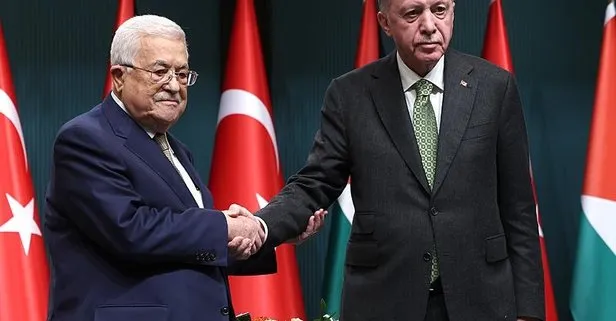 Başkan Erdoğan ve Filistin Devlet Başkanı Mahmud Abbas’dan ortak basın toplantısında önemli açıklamalar
