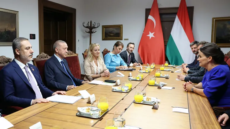 Başkan Erdoğan Macaristan Cumhurbaşkanı Novak ile görüştü