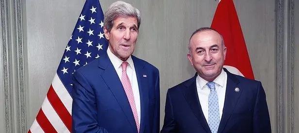 Bakan Çavuşoğlu, Kerry ile görüştü